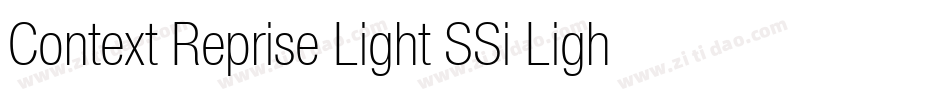 Context Reprise Light SSi Light Italic字体转换